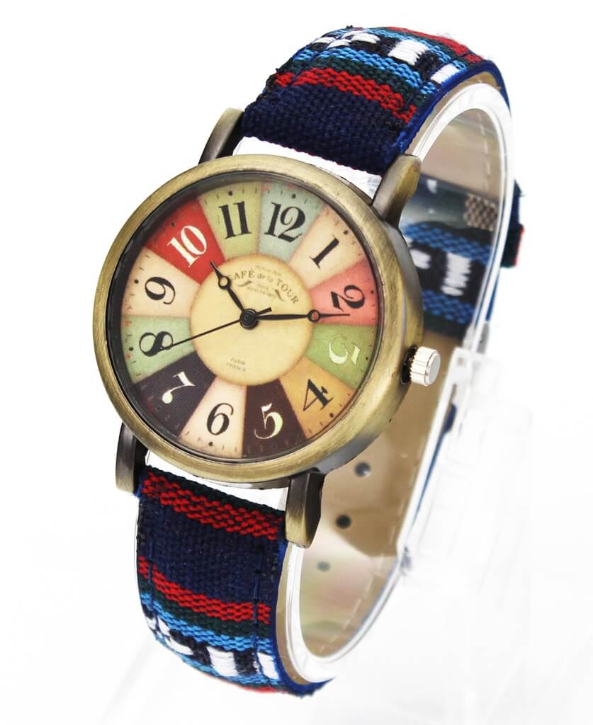 watches : Horloge Paars - Benny Watch - Retro in van Pantino