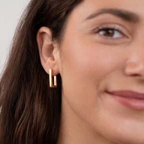 Earrings : Isabel Gouden Roestvrij Staal in van Pantino