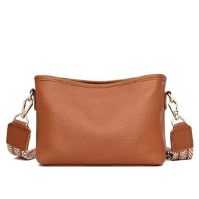 bags : Elegante Schoudertas Dames Grijs - Stijlvol Dagelijks Gebruik - PU-Leer in Bruin van Pantino