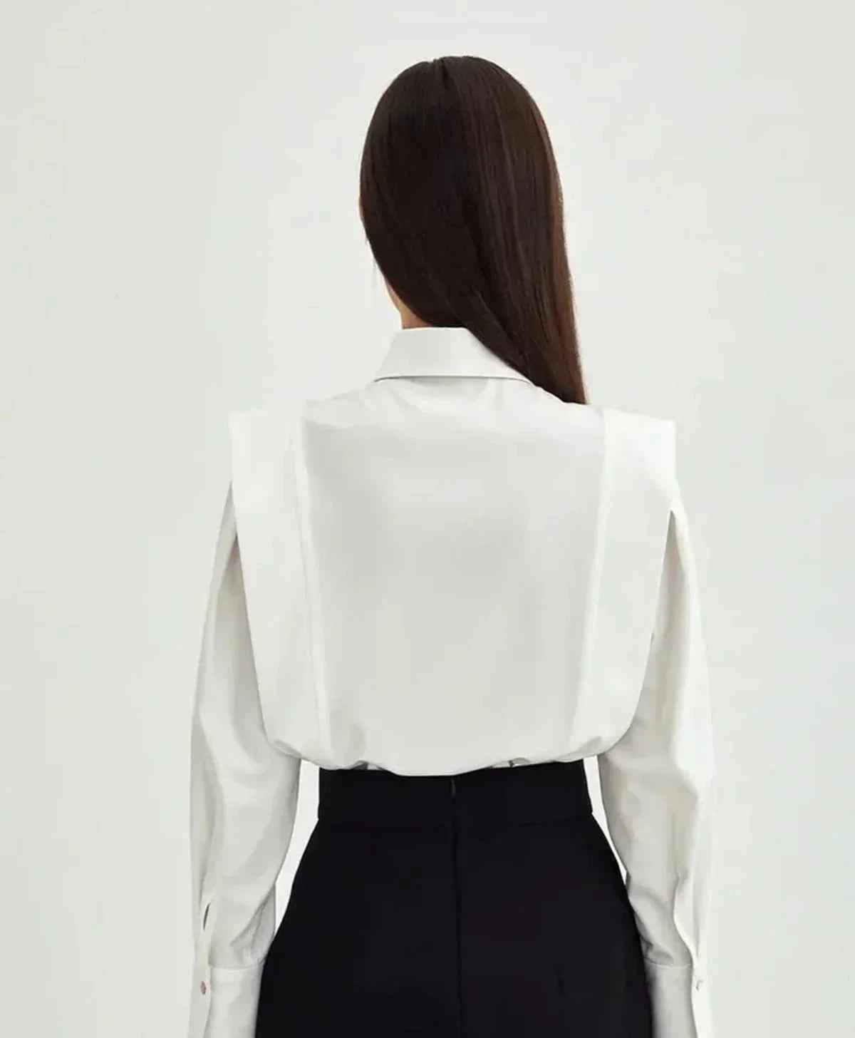 Dames boxy blouse met meerdere knopen, diverse kleuren