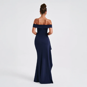 Maxi dresses : Robe Longue Femme Épaules Dénudées & Fente Élégante - Idéale Soirée/Cérémonie in van Pantino