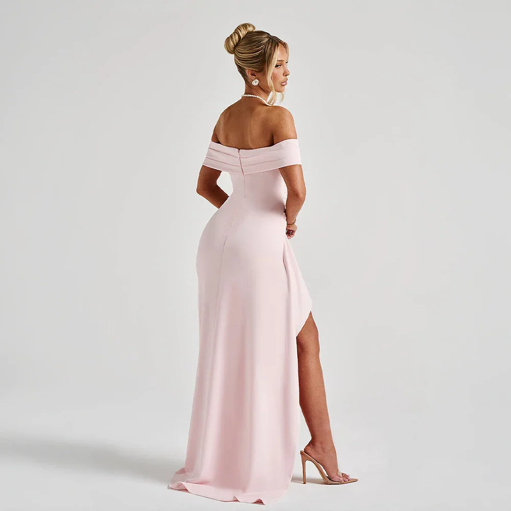 Maxi dresses : Robe Longue Femme Épaules Dénudées & Fente Élégante - Idéale Soirée/Cérémonie in van Pantino