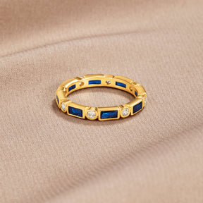 Ring : Royal Blue Adeline Crystal in van Pantino