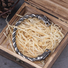 Bracelet : Draken Armband Noordse Mythologie Roestvrijstaal in van Pantino