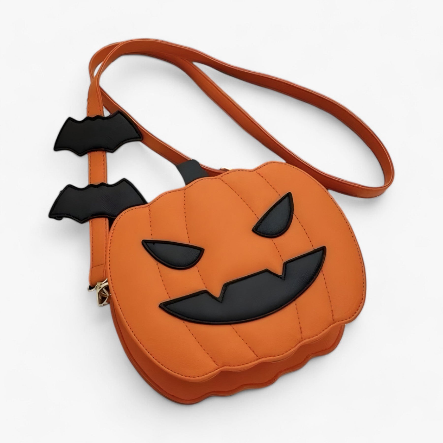 bags : GhoulGrin - Pompoentas met Duivelse Ogen - Tas voor Snoep en Andere Dingen voor Halloween in van Pantino