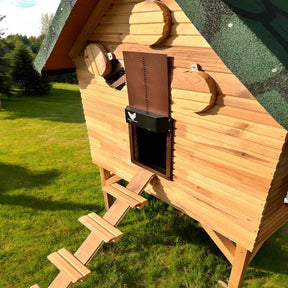 Chicken Coop Door : Automatische Solar Deur PRO+ voor Kippenhok - Lichtsensoren & Slimme Timer in van Pantino
