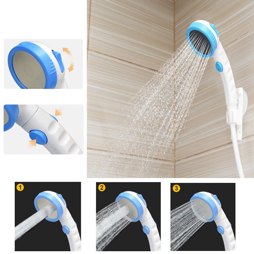 outdoor equipment : Portable Camping Shower - Overal Toegang tot een Comfortabele Douche - Grijs in van Pantino