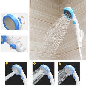 outdoor equipment : Portable Camping Shower - Overal Toegang tot een Comfortabele Douche - Grijs in van Pantino