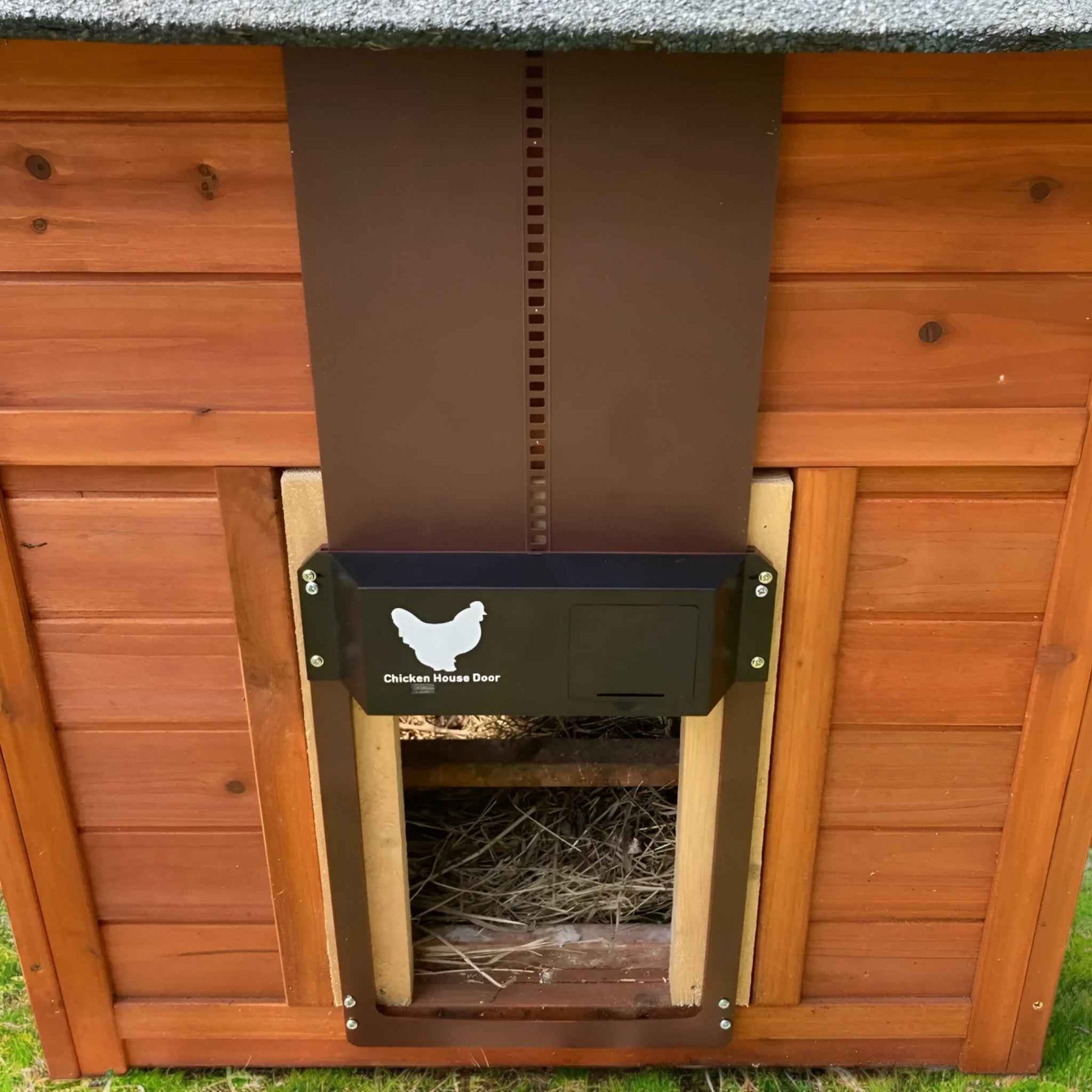 Chicken Coop Door : Automatische Solar Deur PRO+ voor Kippenhok - Lichtsensoren & Slimme Timer in van Pantino
