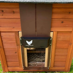 Chicken Coop Door : Automatische Solar Deur PRO+ voor Kippenhok - Lichtsensoren & Slimme Timer in van Pantino