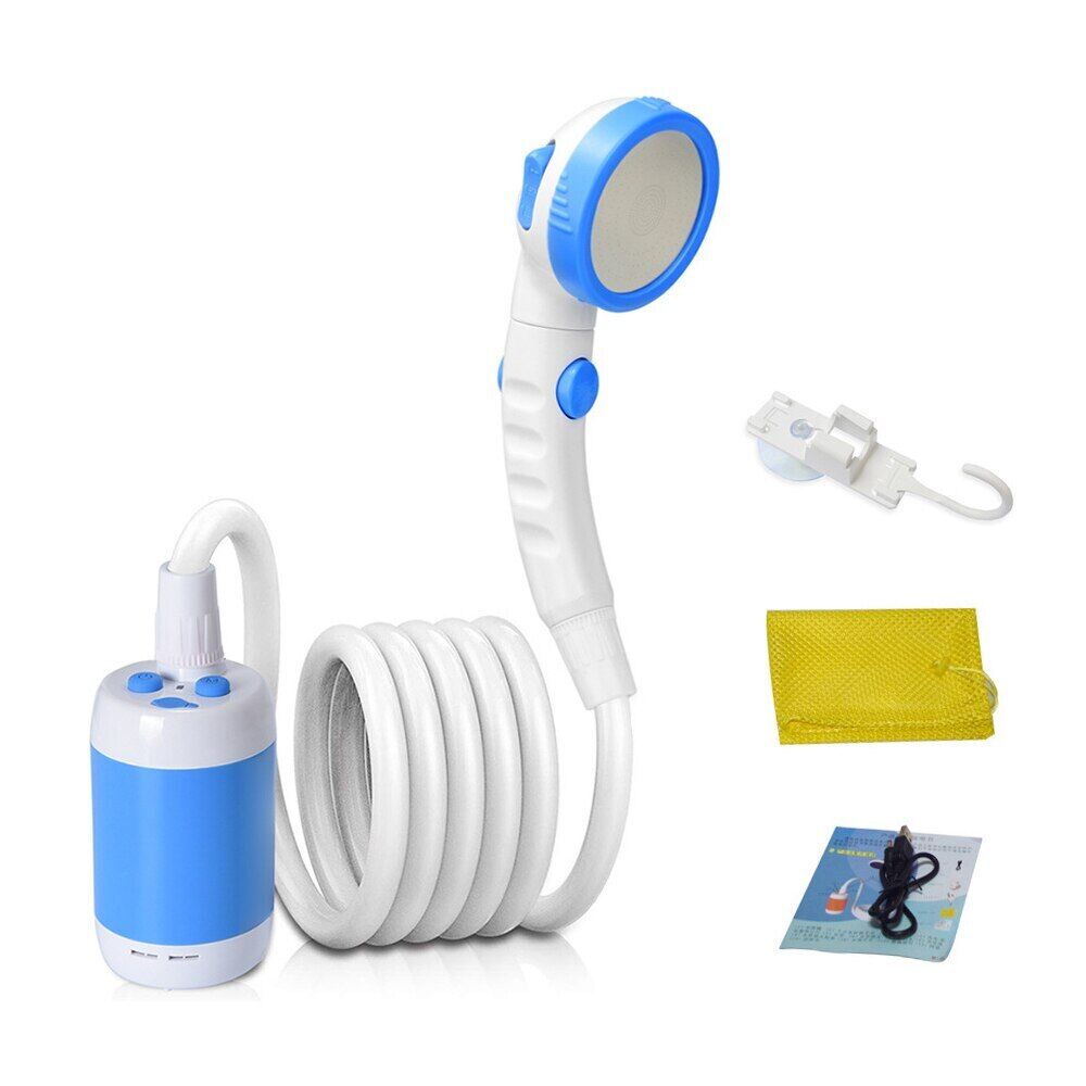 outdoor equipment : Portable Camping Shower - Overal Toegang tot een Comfortabele Douche - Grijs in van Pantino