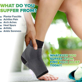 Compression Socks : Compressiekousen Wit - Voetpijn Verlichtend Ondersteuning - Elastisch in van Pantino