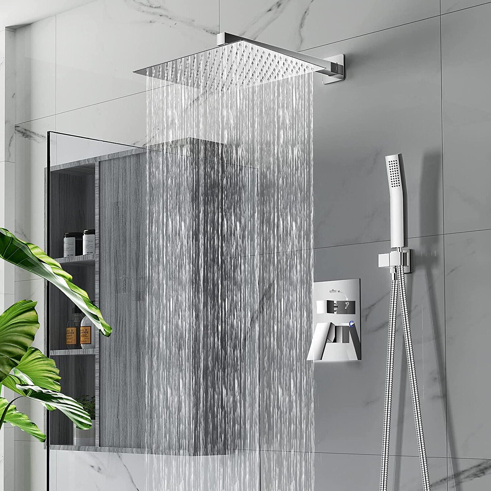 home & garden : Ultrasone Regendouche voor Wandmontage in van Pantino