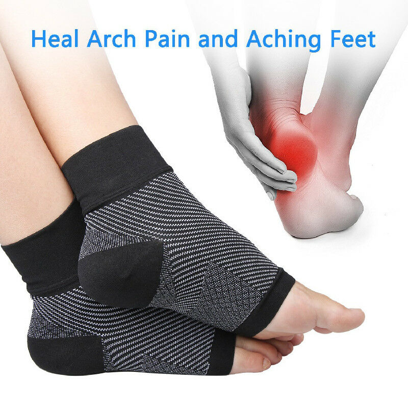 Compression Socks : Compressiekousen Wit - Voetpijn Verlichtend Ondersteuning - Elastisch in van Pantino