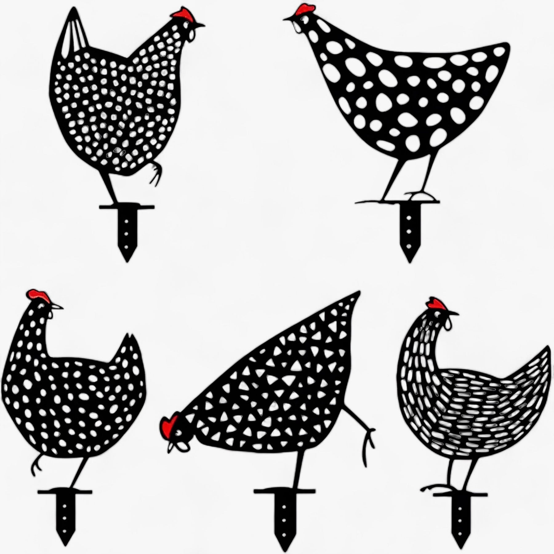home & garden : The Chicken Family - De Leukste Tuin van de Straat in van Pantino