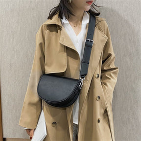 bags : Crossbody Tas Dames Zwart - Medium 19cm Imitatieleer - Kunstleer in van Pantino