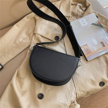 bags : Crossbody Tas Dames Zwart - Medium 19cm Imitatieleer - Kunstleer in Zwart van Pantino