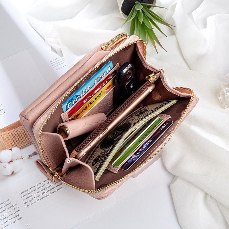 bags : Mini Crossbody Tasje Dames Zwart - Compact Dagelijks - Kunstleer in van Pantino