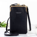 Mini crossbody taske til damer sort - kompakt til daglig brug - kunstlæder