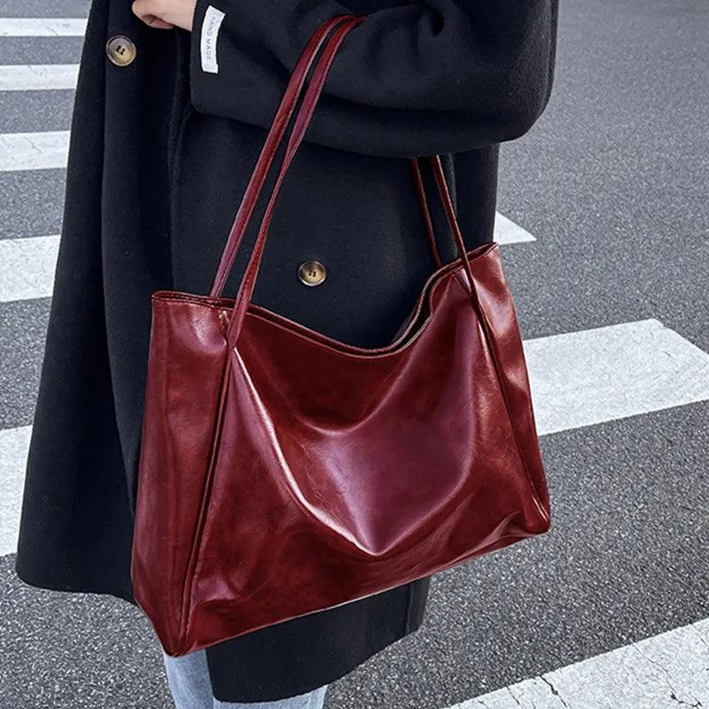 bags : Tote Bag - Samsara Soft PU Leather in van Pantino