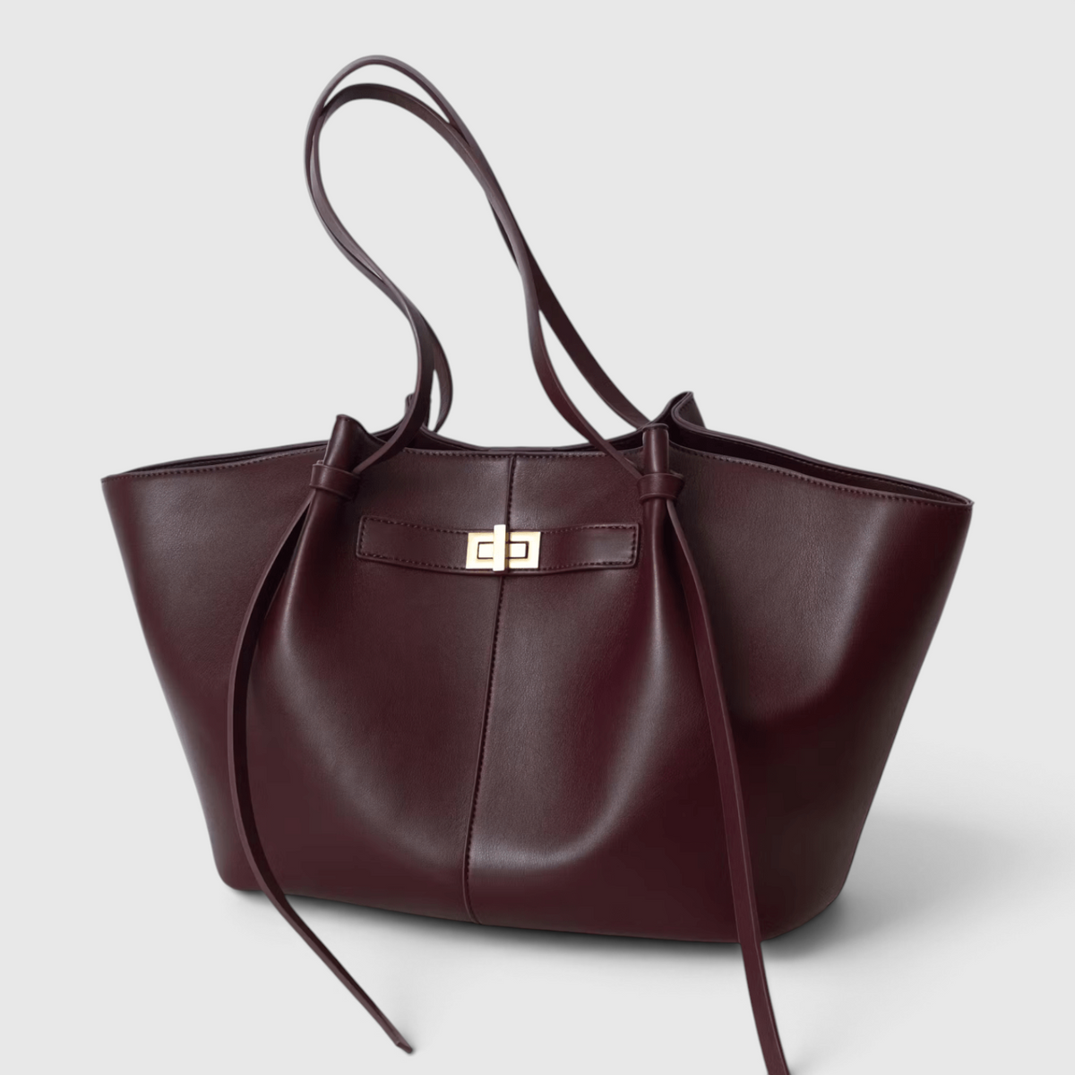 Luxury Shopper Tote – Vegan Leather Handbag for Work & Everyday