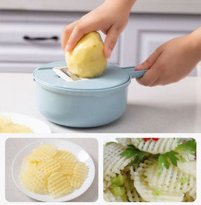home & garden : CulinaryCraft - Multifunctionele Voedselhakker - Blauw in van Pantino