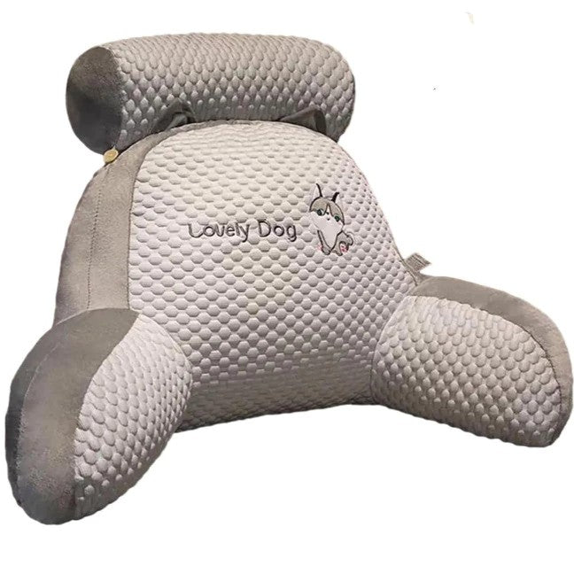 Home & Garden > Home Décor > Cushions & Pillows > Support Cushions > Backrest Pillows : Comfortabel Wigkussen voor Rug en Nek - Diverse Stijlen, Katoenen in Hond van Mivoza