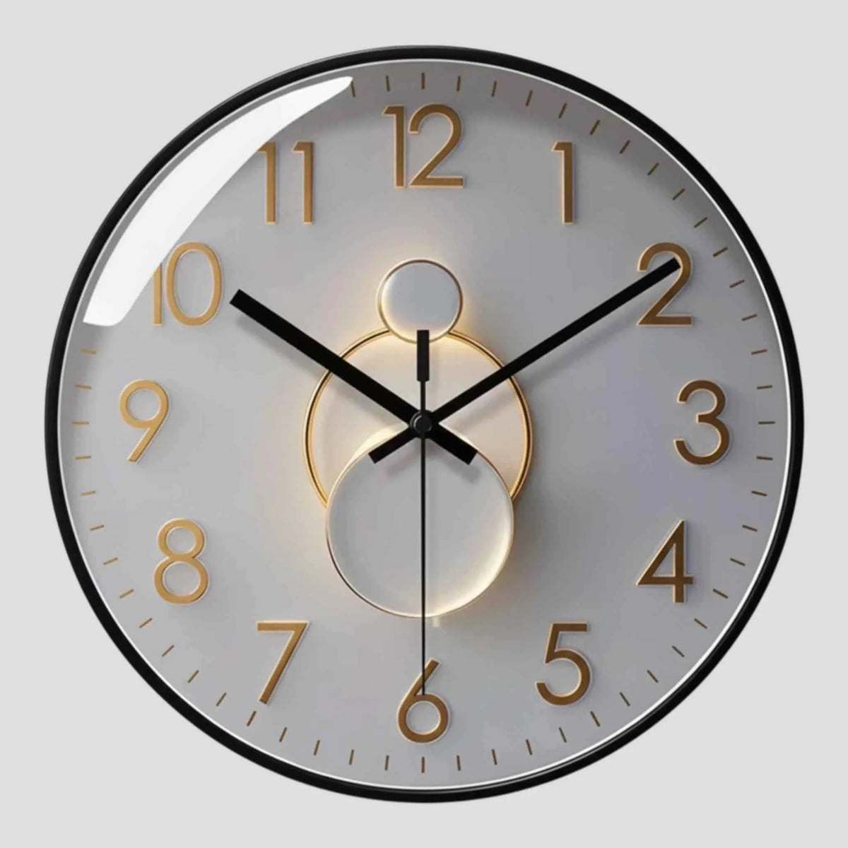 Horloges murales : Kwarts Wandklok Woonaccessoires Woondecoratie in Noir van Pantino
