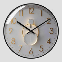 Horloges murales : Kwarts Wandklok Woonaccessoires Woondecoratie in Noir van Pantino