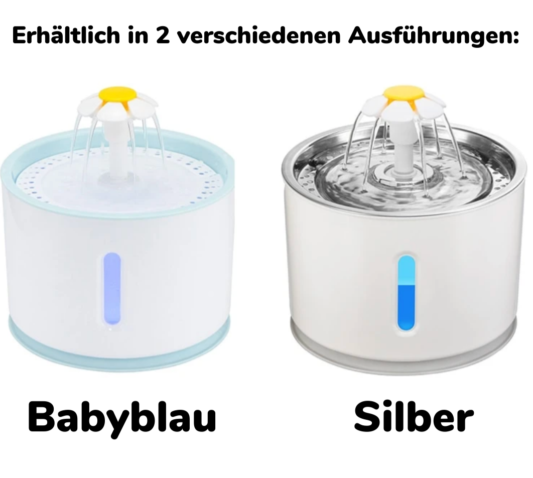 pets : Automatische Drinkfontein voor Huisdieren - Kattendrinkbak Pro - Zilver in van Pantino