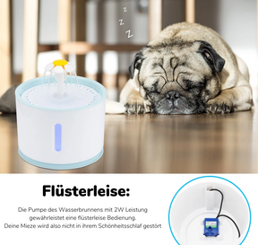pets : Automatische Drinkfontein voor Huisdieren - Kattendrinkbak Pro - Zilver in van Pantino