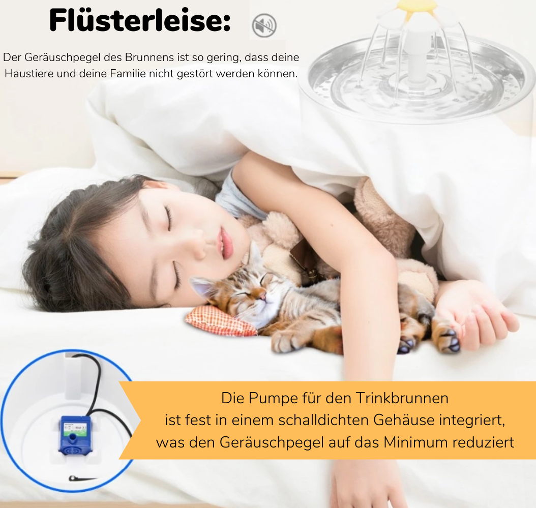 pets : Automatische Drinkfontein voor Huisdieren - Kattendrinkbak Pro - Zilver in van Pantino