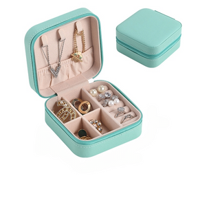 Jewelry Organizer : Sieraden Organiser - Overzichtelijk Opbergen Juwelen - Kunststof in Turquoise van Pantino