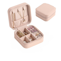 Jewelry Organizer : Sieraden Organiser - Overzichtelijk Opbergen Juwelen - Kunststof in Lichtroze van Pantino