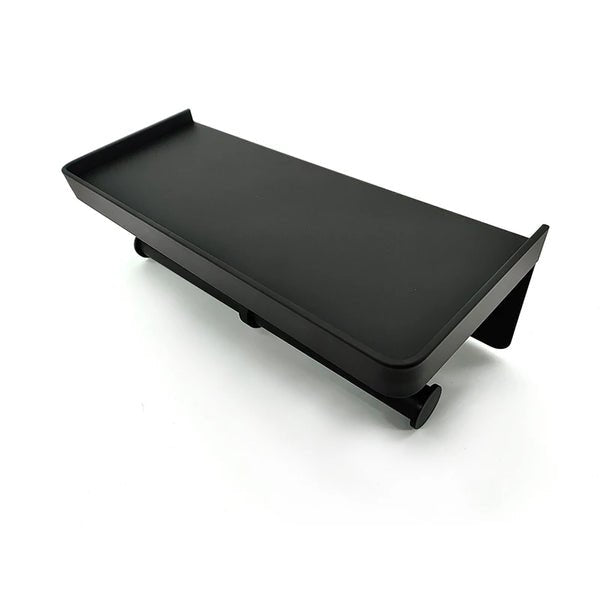 home & garden : Multifunctionele Toiletrolhouder Zilver - Luxe Opbergplank Badkamer - RVS in van Pantino