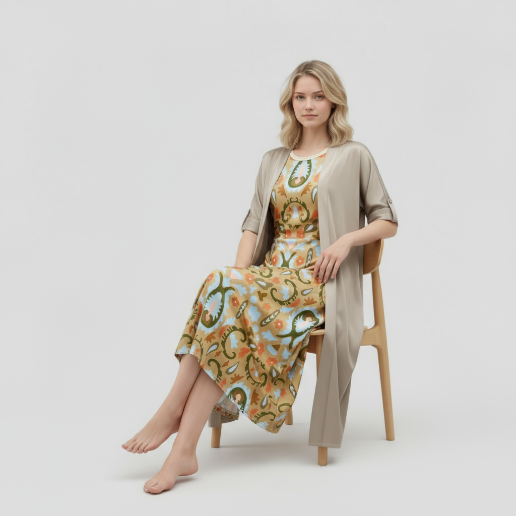 Dress : Tweedelige Set Dames voor Comfort en Stijl - Rood in van Pantino