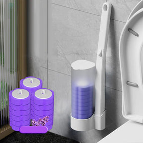 home & garden : FlexiClean - Wegwerp Toiletborstel - Lavendel in Lavendel van Pantino