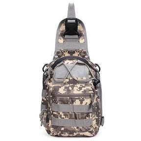 bags : Crossbody Tas Heren Leger Geel - Slingbag voor Buitensport in Leger ACU van Pantino