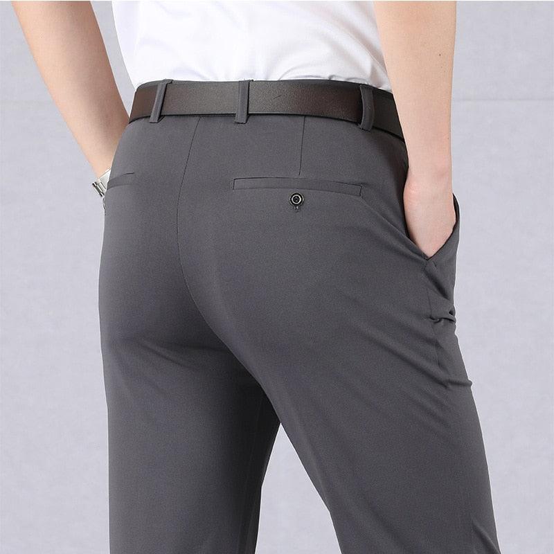 Herenbroek Stretch Slim Fit Casual van Ademend Katoen