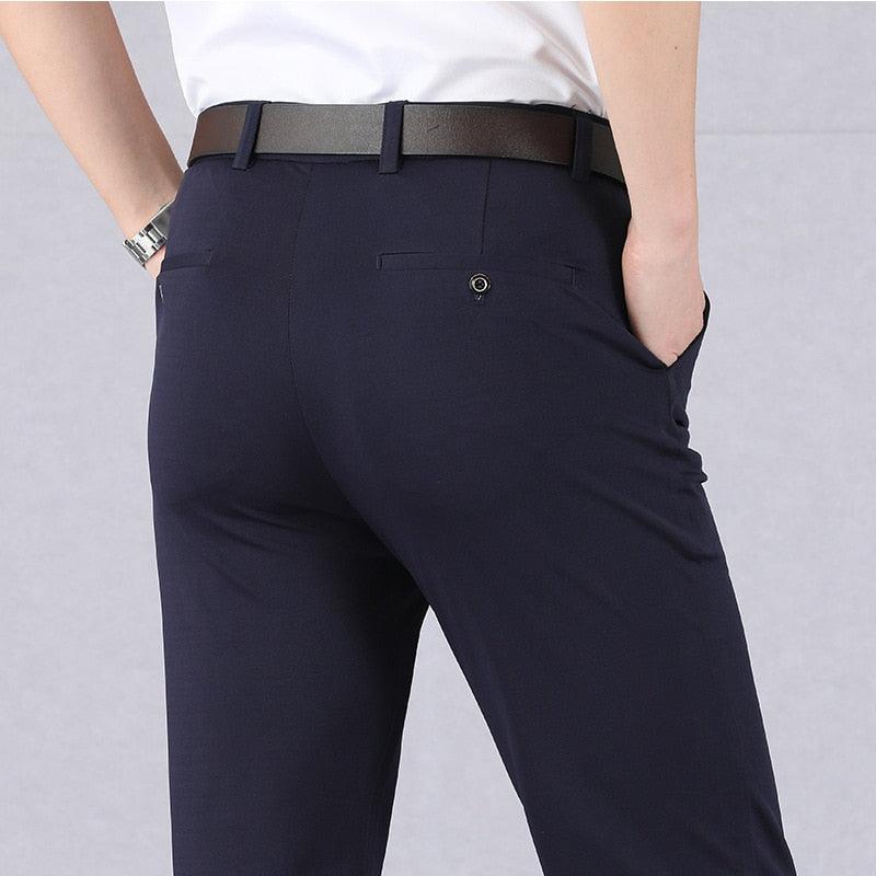 Herenbroek Stretch Slim Fit Casual van Ademend Katoen