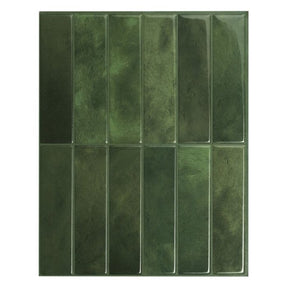home & garden : Harmony Tegels - 4 Stuks Decoratieve Keramische Tegels in Groen van Pantino