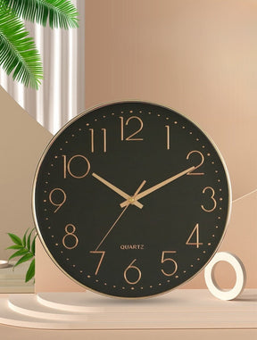 home & garden : Digitale Roségouden Wandklok - Chique Digitale Klok - Verrijkt Uw Kamer met een Glamoureuze Look in van Pantino
