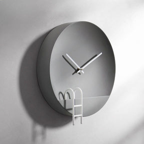 home & garden : Moderne Zement-Wandklok Grijs - Geavanceerd Cementen Uurwerk - Brengt een Vleugje Hedendaagse Elegantie in van Pantino