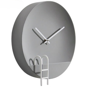 home & garden : Moderne Zement-Wandklok Grijs - Geavanceerd Cementen Uurwerk - Brengt een Vleugje Hedendaagse Elegantie in van Pantino