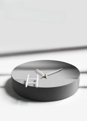 home & garden : Moderne Zement-Wandklok Grijs - Geavanceerd Cementen Uurwerk - Brengt een Vleugje Hedendaagse Elegantie in van Pantino