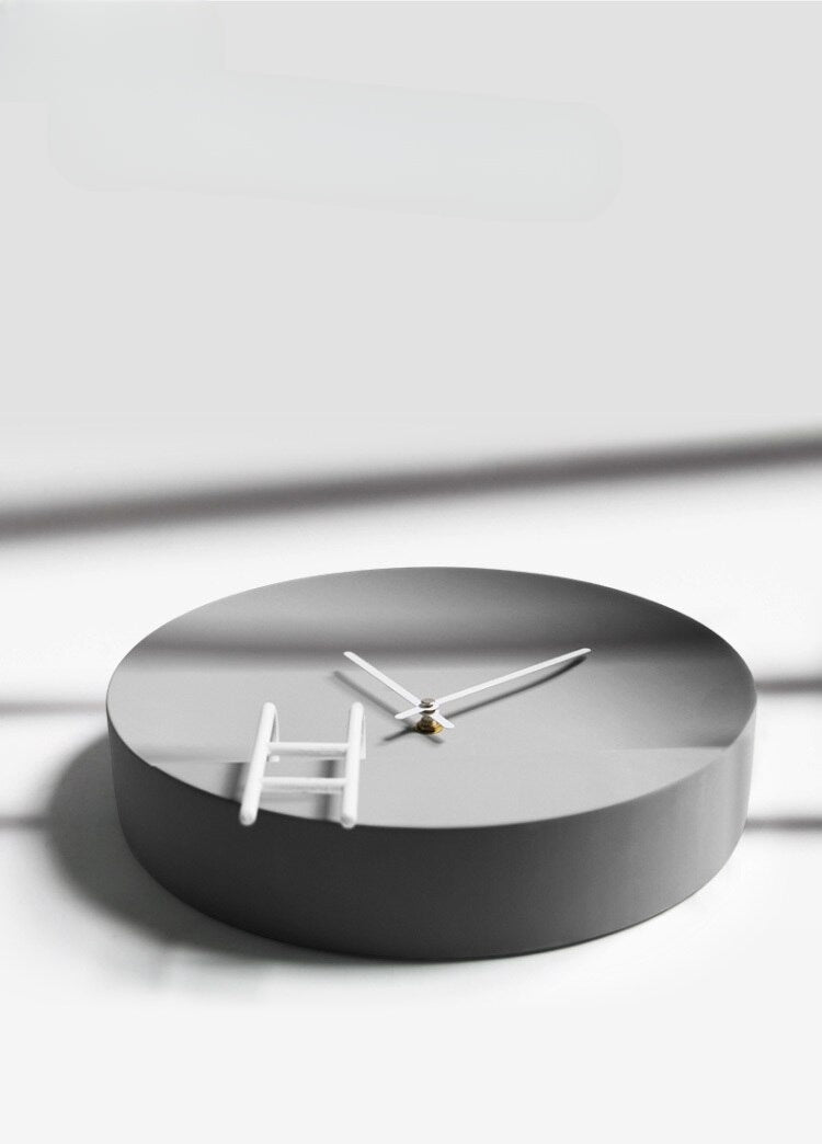home & garden : Moderne Zement-Wandklok Grijs - Geavanceerd Cementen Uurwerk - Brengt een Vleugje Hedendaagse Elegantie in van Pantino