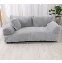pets : Kalmerende Huisdier Bankhoes Lichtgrijs - Rustgevend Sofa Comfort - Microvezel in Lichtgrijs van Pantino