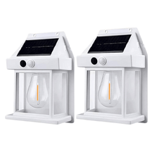 outdoor equipment : SolarLED - LED-Lamp op Zonne-Energie - 2x Zwart in 2x Wit van Pantino