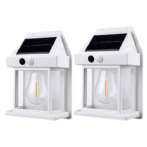 outdoor equipment : SolarLED - LED-Lamp op Zonne-Energie - 2x Zwart in 2x Wit van Pantino