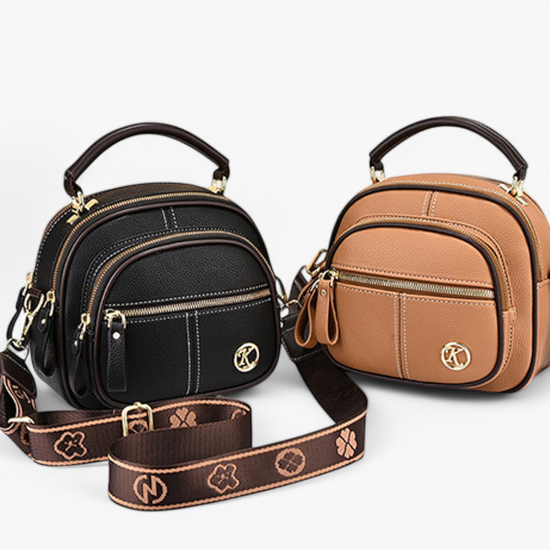 bags : LuciaCinghia Tas Dames Leer - Zwart in van Pantino